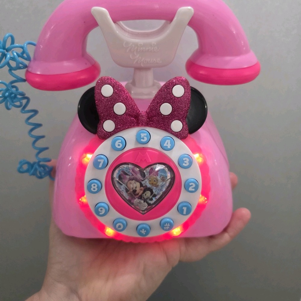 Minnie Mouse Light up Phone WORKS!‎